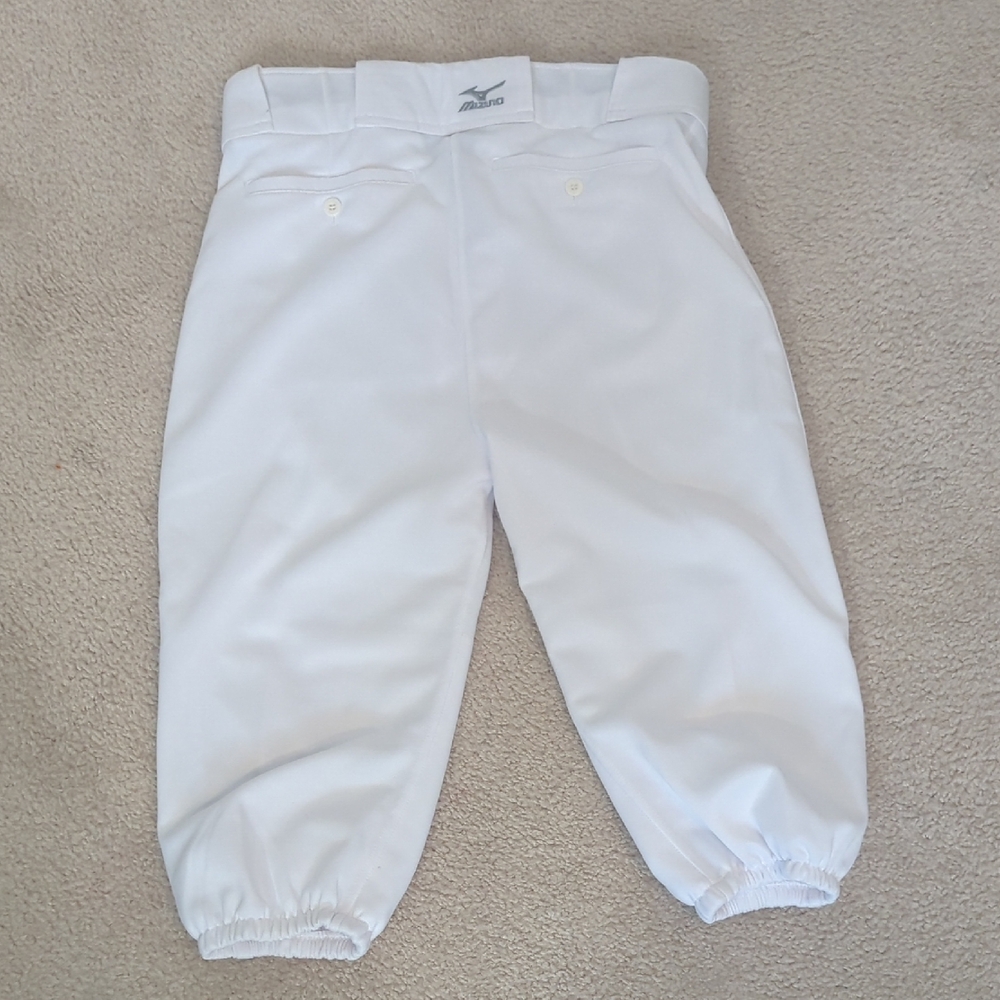 Mizuno White Baseball Pants